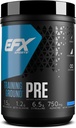 EFX Sports Training Ground Pre Workout Powder (poudre de pré-entraînement) Énergie et pompes musculaires avec Hydromax Glycerol, Citrulline, Beta Alanine (300 mg de caféine) 20 portions (Blueberry)
