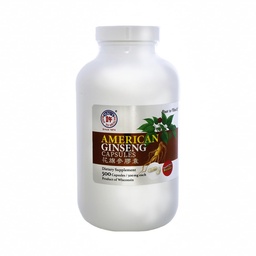 Hsu's SKU 1005 American Ginseng Capsules– Premium Wisconsin-Grown Ginseng Root Powder Supplements 花 花 花 西 ¢ 西 Nicht-GMO, Vegan, Gluten-Free, Energy & Wellness Support- 500ct