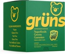 Gruns Super Greens Gummy Bears - Bio Spirulina und Chlorella, Präbiotika für Verdauungsgesundheit, 20+ Vitamine und Mineralien - 30 Beutel - 240 Gummi