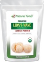 Z Natural Foods Bio Lion's Mane Mushroom Extract Powder, Vitamin-Rich Superfood Powder, Perfekt für Tee und GVO, Vegan, Gluten-Free, Kosher, 1 lb.