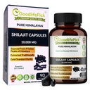 Pure Himalayan Shilajit Capsules. Maximale Stärke natürliche Shilajit reich an Trace Mineral & Fulvic Säure. High Altitude Sourcing. Vegan NonGMO 90ct. Traditionell kein Stearate ohne Reismehl