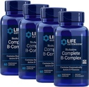 Life Extension BioActive Complete B Complex Die vollständigste B Complex Formel 60 Vegetarische Kapseln 4-Pak