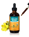 Kräuter Pharm Certified Organic Mullein Blend Flüssiger Extrakt für Atemsystemunterstützung - 4 Unze