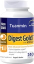 Digest Gold + ATPro Enzyme Supplement - Maximale Stärke Formel für Verdauungsgesundheit - unterstützt Verdauung von großen Mahlzeiten, hilft, Bloating & Gas zu reduzieren, 240 Kapseln