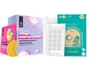 LE GUSHE Pimple Patches für Gesicht (132 Punkte) & Unter Augenaufnäher (30 Paare). Gold Augenmaske mit Collagen & Aminosäure, kühlende Augenpflege für Falten, Puffy Eyes & Dark Circles