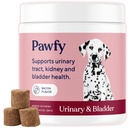 Pawfy Dog UTI Supplement | Cranberry & D-Mannose für Urinary Tract & Bladder Health | Ideal für Senior Dogs | Urinary Tract Infection Control | Dog Vitamins and Supplements - 30 Chews
