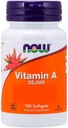 Vitamin A von Fish Liver Oil, 25000IU, 250 Sgels von Now Foods (Pack von 4)