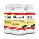 Glucocil – Softgels - Premium-Blutzucker-Unterstützung - Über 2 Millionen Flaschen Verkauft - Unterstützt alle 3 Blutzucker-Grundwerte - seit 2008, mit Berberin, Proprietary Mulberry Leaf, und mehr, 3-Pack