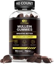 EFFECTIF NUTRA 9in1 Mullein Gummies.Support pulmonaire et sinus pour nettoyer, clarifier et soulager.Végétalien, sans gluten, sans OGM Supplément.