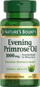 Nature's Bounty Primrose Oil 1000mg, fördert Frauen Gesundheit, Kräuterergänzung, Glutenfrei, 60 Schnelle Veröffentlichung Softgels