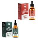 Biotin Bart Wachstumsöl für Männer, Natürliche Männer Bart Öl mit Argan Öl, Jojoba Öl und Vitamin, Hydrates & Thickens Gesichtshaar