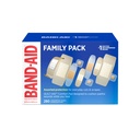 Band-Aid Brand Adhesive Bandages Family Variety Pack, Sheer & Clear Flexible Steril Individuell Wrapped Bandages für Erste Hilfe Wound Care für Minor Cuts & Scrapes, Gesortierte Größen, 280 ct