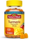Natur Made Kurkuma Curcumin 250mg pro Servieren, Nahrungsergänzungsmittel für Antioxidans Unterstützung, 60 Gummie, 30 Tage Versorgung