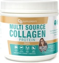 CB-Ergänzungen Multi Collagen Protein – Hydrolysiertes Kollagen für Gelenk, Haut, Gut, Haar- und Nagelgesundheit – Vanilla Flavored Powder mit den Typen I, II, III, V & X – Grass-Fed & Clean – 58 Servierungen
