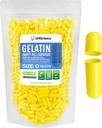 XPRS Nutra Größe 0 Leere Kapseln - 1000 Graf Leere Gelatine Kapseln - Pillen DIY Kapsel Füllung - Pure Bovine Pill Gel Kapseln für Do-It-Yourself Ergänzungen (gelb)