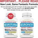 (3 Pack) Neuropathy Support Supplement mit 600 mg Alpha Lipoic Acid - Benfotiamin, Peripheral, Füße, Handfinger Legs Toe, Best Maximum Strength Natural Renew Vitamins - 360 Caps, 90 Tage