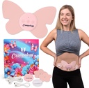 Relief Pink-Period Cramps Schmerzmittel, Cramp Massager für Menstruations- und Lower Back Ache, Reduziert Endometriosis Discomfort, PMS TENS Unit, Wireless oder Wired, Natürliche Cycle Unterstützung