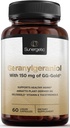 Sunergetic Premium Geranylgeraniol Supplement - GG-Gold 150mg mit DeltaGold Vitamin E Tocotrienols- Annatto abgeleitete GG für Statin Anwender, Herzgesundheit & CoQ10 Produktion - 60 Kapseln