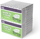 Flents Lens Wipes, Wipe 'N Clear, 150 Count, Pre-Moistened, Streak-Free, Safe für Gläser, Sonnenbrillen, Sanfte Reinigung, klare Vision, Individuell für Reisen & Convenience, Made in USA