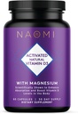 NAOMI aktiviertes Vitamin D3 5000 IU (125 mcg) Ergänzung mit Magnesium für starke Knochen, Zähne, Muskel, Immun- und Stimmungsunterstützung, Non-GMO, Glutenfrei, 60 Veggie Caps, 30 Tage Versorgung