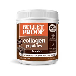 Bulletproof Chocolate Collagen Protein Pulver mit MCT-Öl, 19g Protein, 17.6 Oz, Collagen Peptide und Aminosäuren für gesunde Haut, Knochen und Gelenke, Packaging May Vary