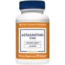 Der Vitamin Shoppe Astaxanthin (Solasta) Branded Ingredient 12mg (30 (30 Softgels)