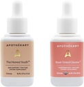 Apothékary Beauty Duo, supplément à base de plantes, verres teintés de rose et la jeunesse honnête