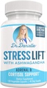 Stress Lift | Beste Ashwagandha Ergänzung - 5 in 1 Organic Stress Relief, Adrenal Support, Freude, Mood & Schilddrüse Unterstützung | Relax The Mind, Boost Mood, Relieve Stress 120 Vegan Kapseln
