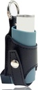 Dossier de voyage pour l'inhalateur d'asthme, étui compact pour l'inhalateur handy pour adultes et enfants (cas seulement) (noir-noir)