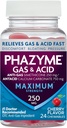 Phazyme maximale Festigkeit Gas & Säure Relief, arbeitet schnell, Kirsch Flavor, 24 Chews (Verpackung Mai Vary)