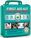 Allgemeines Medi 360 Stück Hardcase First Aid Kit - Umfassende große Erste Hilfe Box enthält Premium medizinische Versorgung für Reisen, Zuhause, Büro, Fahrzeug, Camping, Arbeitsplatz &amp; Outdoor