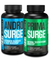 Jacked Factory Testosteron Booster für Männer | Estrogen Blocker mit Tongkat Ali - Androsurge Anti-Estrogen + Primasurge Natural Test Booster - für Muskelwachstum, Vitalität, Energie, 30 Tage Versorgung