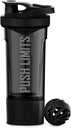 Artoid Mode Fitness Workout Sports Protein Shaker Bottle 24-Ounce, Dual Mixing Technology mit Shaker Balls & Mixing Grids Included, Twist and Lock Protein Box Storage Included