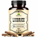 Licorice Root 100 Kapseln – Pure Organic Glycyrrrhiza Glabra – Kräuter-Ergänzung für Verdauungskomfort & Gesamt Wellness – Non-GMO & Additive-Free