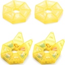 Wöchentliche Pille Organizer Große 7 Tage Pille Box Organizer Tägliche Medizin Fall für Vitamin Fisch Öl Pillen ergänzt Arthritis Freundlich