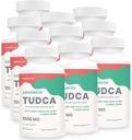TUDCA Liver Ergänzungen 1000mg - 600 Vegan Kapseln, Milk Thistle Kräutermischung mit Fulvic und Huminsäure für Leber, Verdauungsgesundheit