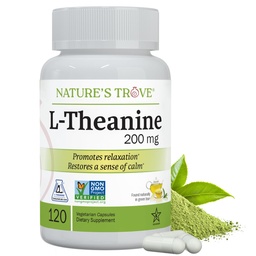 Nature's Trove L-Theanin 200mg 120 Vegetarische Kapseln