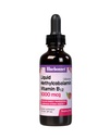 Bluebonnet Flüssiges Methylcobalamin Vitamin B12 5000 mcg Aktives Coenzym Form von Vitamin B 12 flüssige Tropfen Energieergänzung für Damen und Herren - Vegan, Glutenfrei - Himbeer Geschmack - 2 Fl Oz