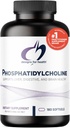 Designs für Gesundheit Phosphatidylcholin Softgels - Phosphatidyl Choline Supplement von Soy Lecithin zur Unterstützung von Leber + Gehirngesundheit (180 Softgels)