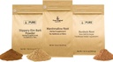 PURE ORIGINAL INGREDIENTS Slippery Elm Bark, Marshmallow Root und Burdock Root Bundle, 1 lb Jedes, Pulver, Kräuterergänzungen