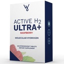 Aktive H2 Ultra+ Wasserstoff Wasser Tablette, Natürliche Himbeere. Unterstützt insgesamt Wohlbefinden mit Vorteilen von molekularem Wasserstoff 60 Servierungen