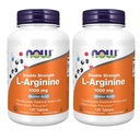Nourriture L-Arginine 1000 mg, 120 Comprimé (2 Pack)