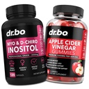 Myo-Inositol & D-Chiro Inositol & ACV Gummies - 40:1 Ratio Hormon Balance für Frauen & Apfelessig Gummie - Ergänzungen zur Unterstützung Menstrual Cycle & Weibliche Gesundheit