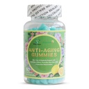 Anti-Aging Gummis, fördert neue Hautzellen Produktionsverjüngung, Anti-Wrinkle und Haut-Firmness-Unterstützung, Zitronen-Flaschen, 60 Count