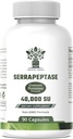 Serrapeptase Supplement 40.000 SPU - All-Natural Proteolytic Enzyme für Sinus, Respiratory und Joint Health - Non-GMO, Gluten-Free, und Vegan-Friendly Capsules - 90 Kapseln