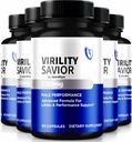 (5 Pack) Virility Savior Capsules für Männer, Offizielle VirilitySavior männliche Formel, Premium Pillen für Max Performance und Confidence, All-Natural Support für Gesundheit und Wellness (300 Kapseln)