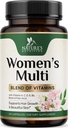 Multivitamin für Frauen - mit Vitaminen A, C, D, E, B6, B12, Zink, Calcium & Magnesium, Womens Daily Multi Vitamin Multimineral Supplement für Knochengesundheit, Energie & Immununterstützung - 60 Kapseln