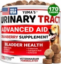 Hunde-UTI-Behandlung - 170 Bäume - Cranberry-Ergänzung für Hunde - Blasenkontrolle - Urinary Tract Infection Treatment - UTI Medicine Multivitamin - Vitamine und Ergänzungen - Made in USA