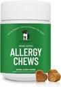Allergy Relief Chews: Soothe Itchy Dogs with Immunity Support – Dog Allergy Chews, Probiotics for Dogs, Seasonal Allergies, Skin and Coat Supplement - 60 Tasty Bites, Braun