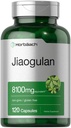 Horbäach Jiaogulan Kapseln | 8100 mg | 120 Count | Gynostemma Pentaphyllum Kräuterextrakt | Stamina und Endurance Supplement | Non-GMO, Glutenfrei